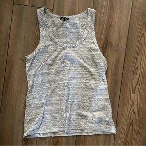 Theory Basic Gray Heathered Tank